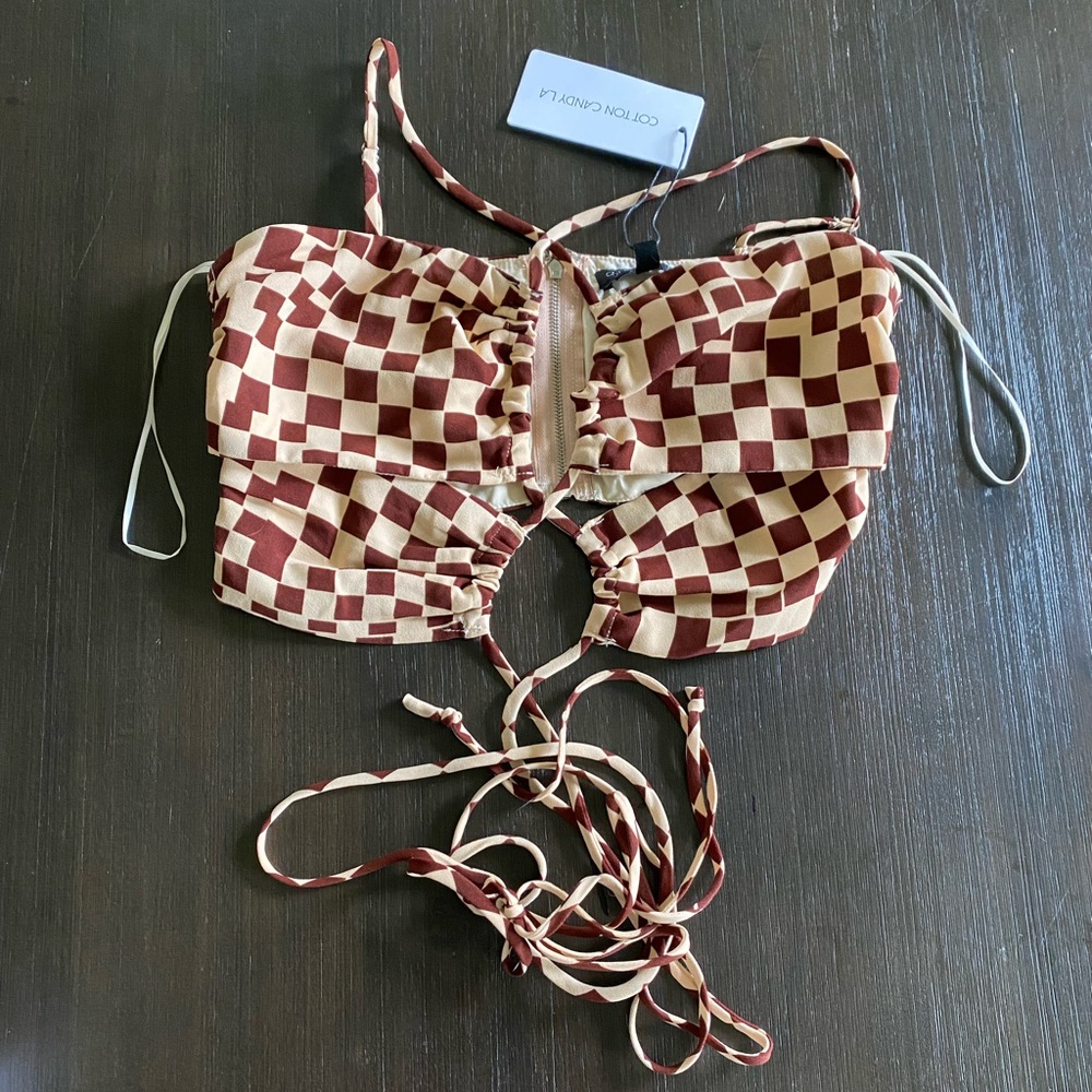 Boho top I got from Dollskill with tag still attached